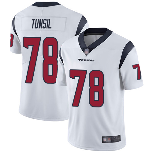 Houston Texans Limited White Men Laremy Tunsil Road Jersey NFL Football #78 Vapor Untouchable->youth nfl jersey->Youth Jersey